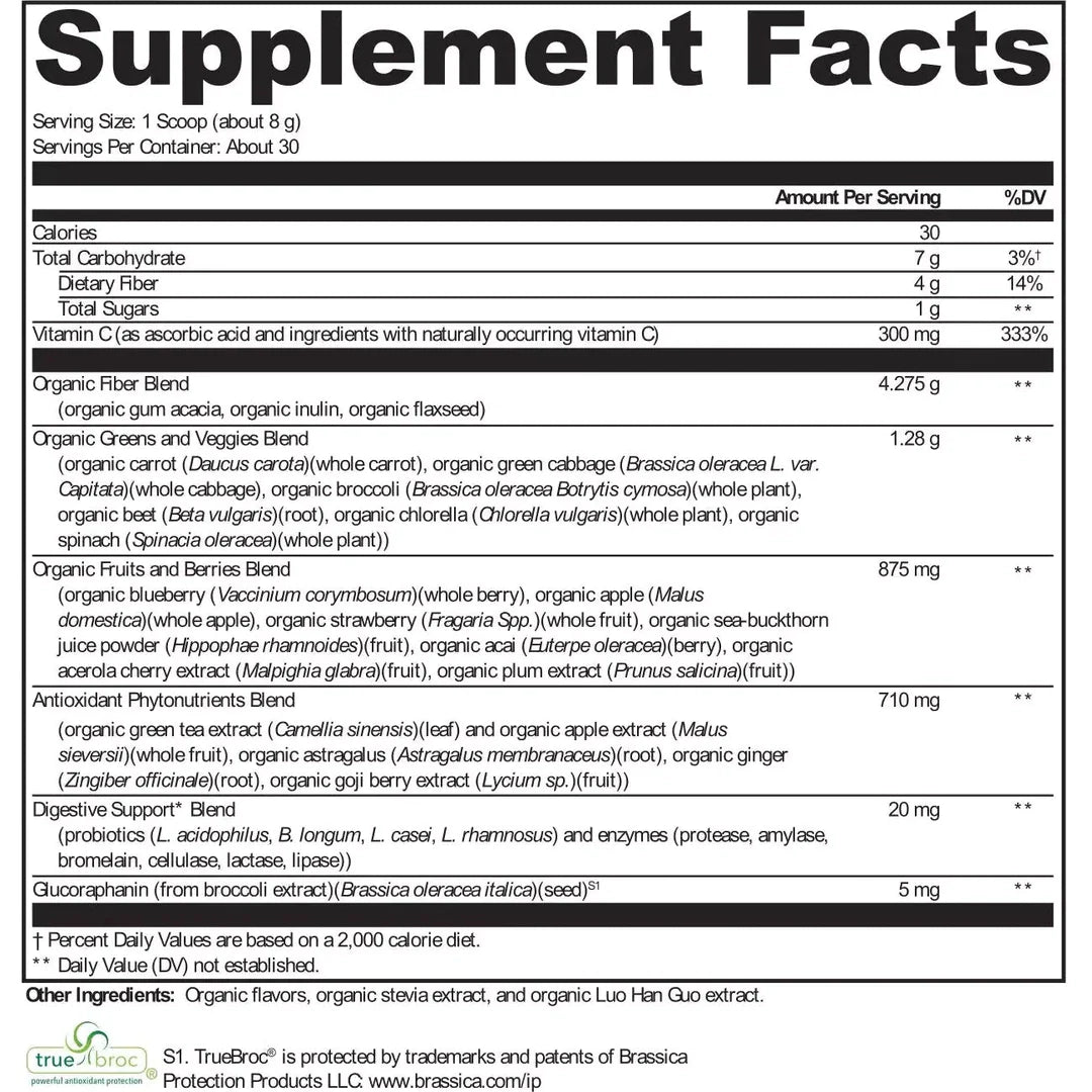 OrganiX PhytoFood 30 Servings